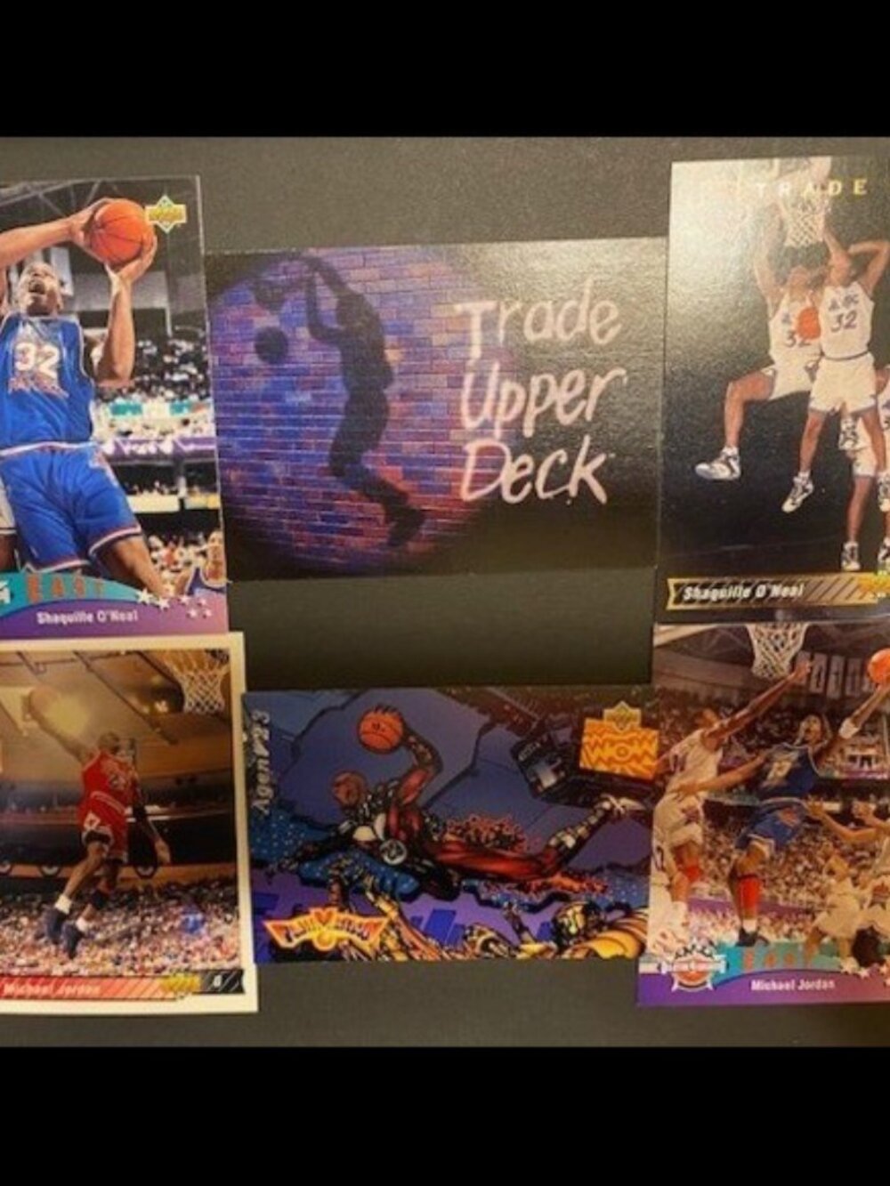 1992-93 UPPER DECK BASKETBALL COMPLETE SET SERIES I & II, 510 CARDS JORDAN, SHAQ
